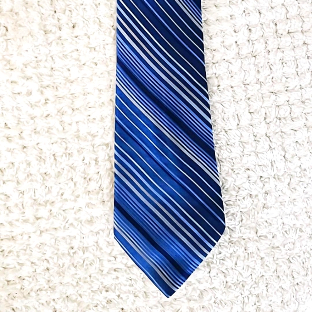 Apt. 9 Men's Blue Stripe Pattern Tie
